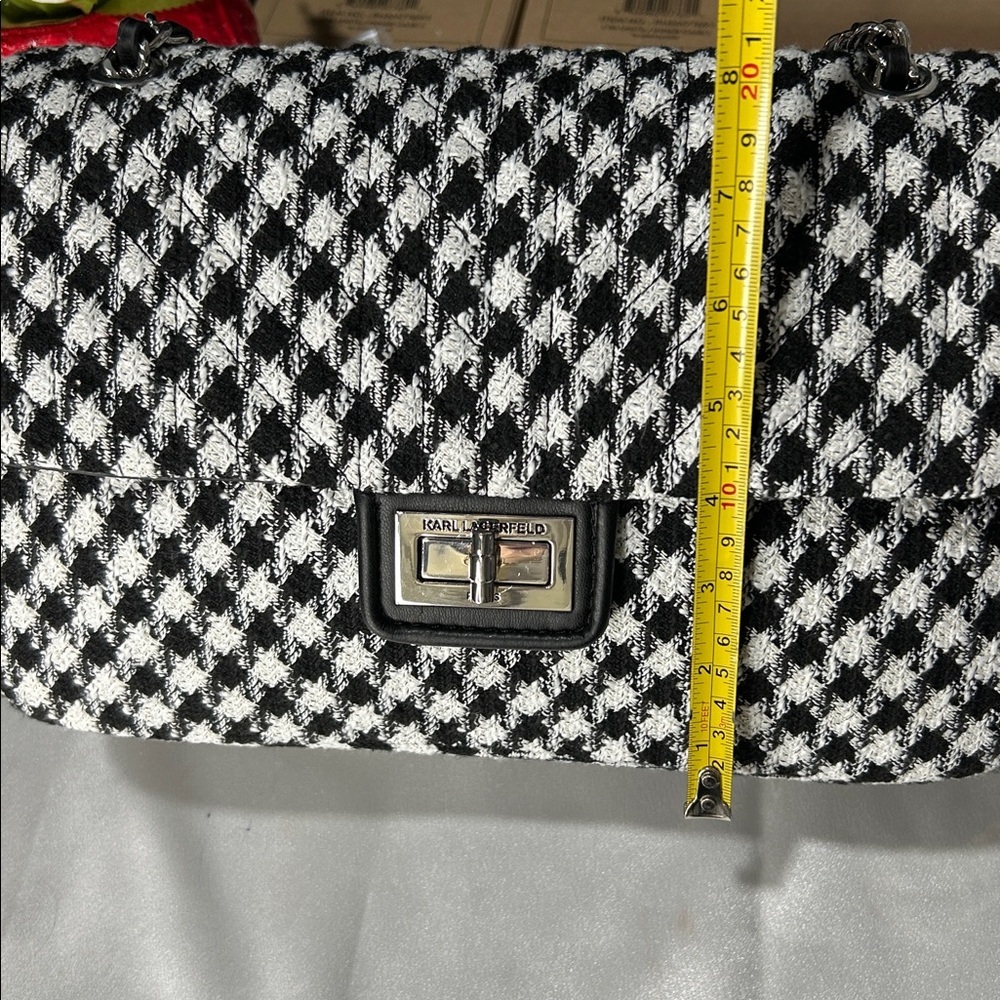 Karl Lagerfeld Black And White Bag brand new - Picture 7 of 7